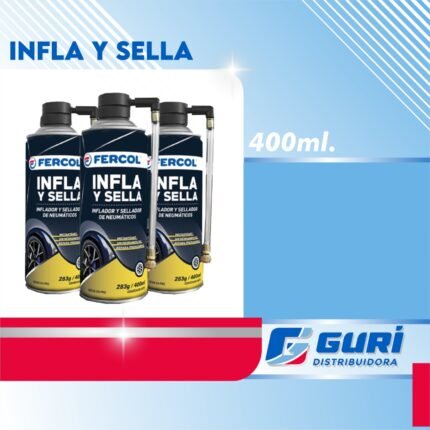 INFLA Y SELLA NEUMATICO X 400 ML